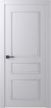  LAMIRA 3 - Dažytos pilnavidurės durys LAMIRA . Dažytos skydinės vidaus durys su pilnaviduriu užpildu. Kaina: 440 Eur už komplektą. Durys pagamintos Lietuvoje
